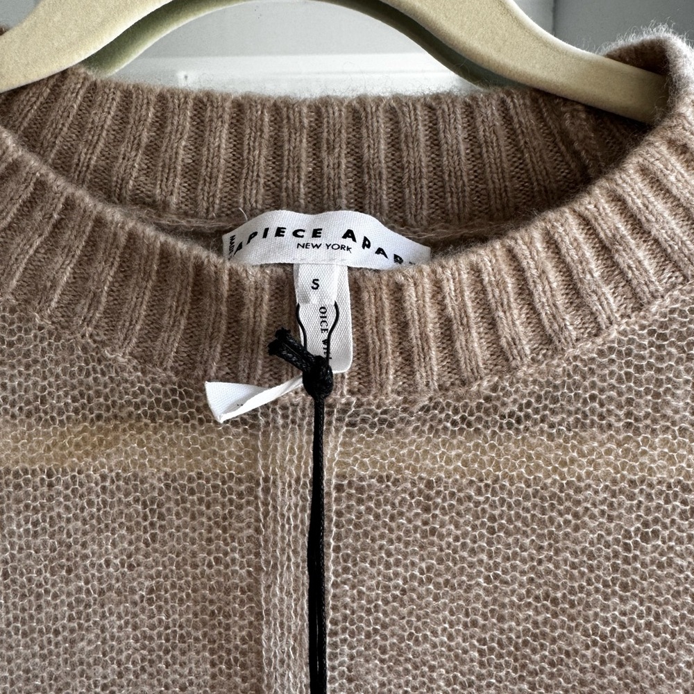 Apiece Apart Softest Silk Cashmere Sweater Tee - Picture 2 of 4